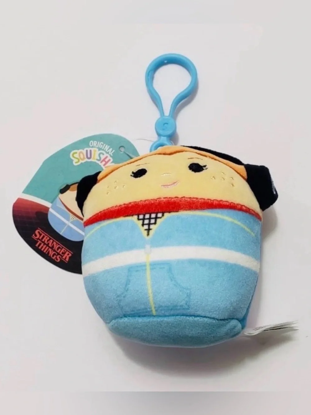 🆕 Squishmallows Stranger Things Max Plush With Backpack Bag Keychain Clip 3.75”